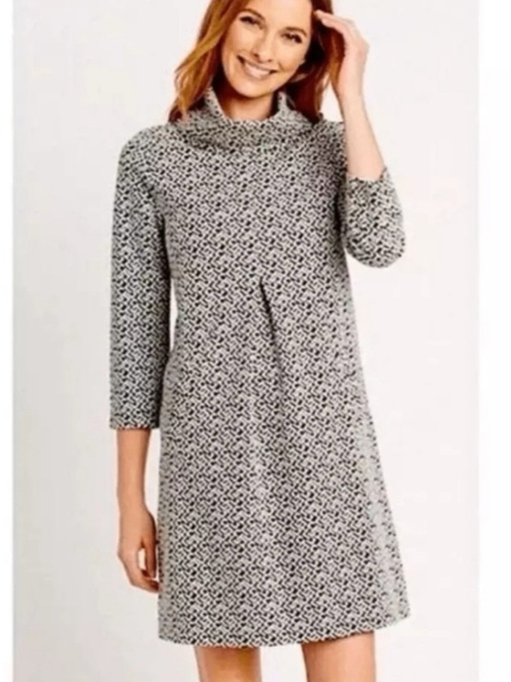 Tyler Boe Kim Snakeskin Jacquard Shift Dress large